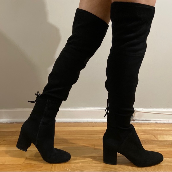 ALDO over the knee velvet boots size 7 - Picture 2 of 7